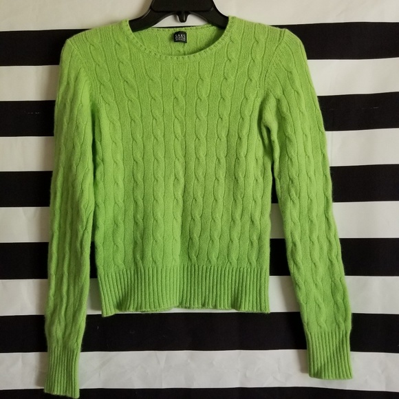 Saks Fifth Avenue Sweaters - Saks Fifth Avenue Lime Green Sweater
